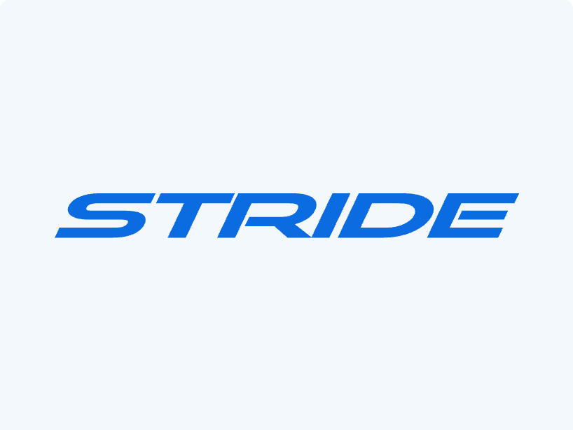 Wordmark stretched out of proportion